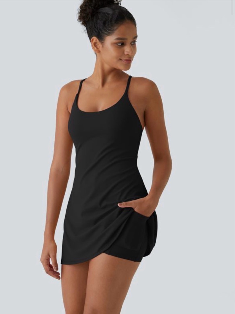 HALARA SoftlyZero backless Easy Peezy dress